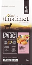 True instinct raw boost medium adult salmon - 2 kg - 1 stuks