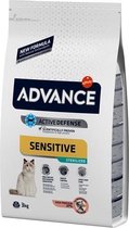 Advance cat sensitive sterilized salmon - 3 kg - 1 stuks