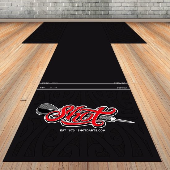 Shot T-Mat Floor Protection 300x60 cm - Dartmat van Shot! — afbeelding 4