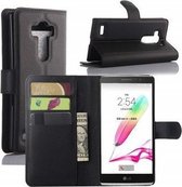 LG G4 Stylus Hoesje Wallet Case Zwart