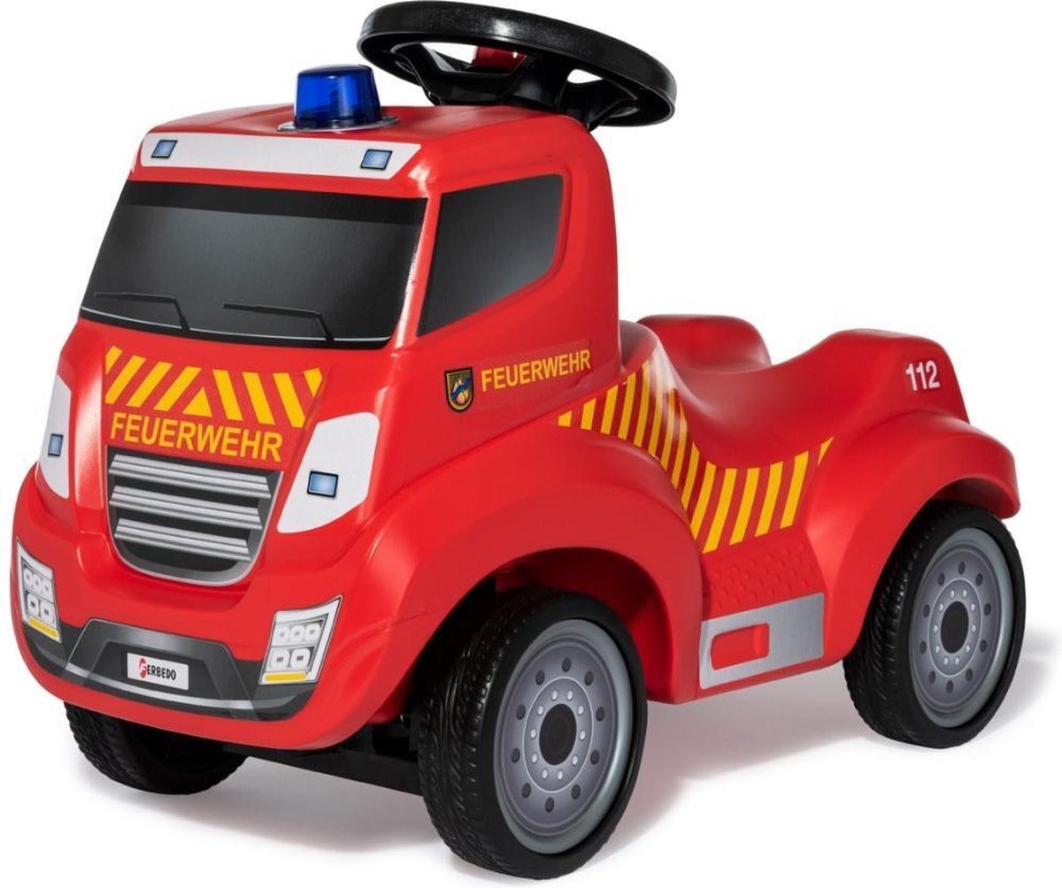 Verzorger embargo Beeldhouwer Rolly Toys Ferbedo Truck - Loopauto - Brandweer - Inclusief Licht en geluid  | bol.com