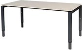 Verstelbaar Bureau - Domino 160x90 robson - zwart frame