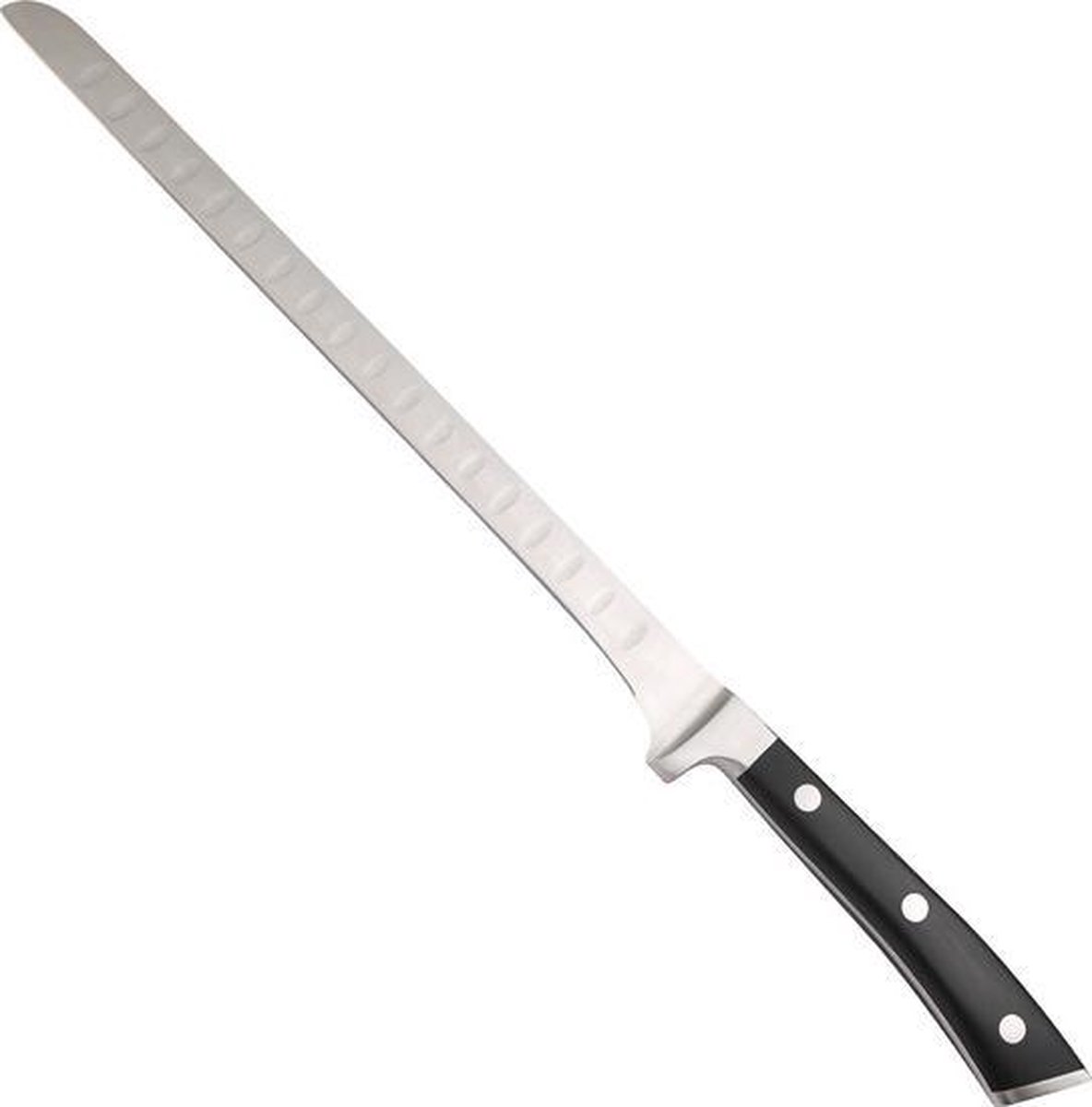 Ham-Mes 25,4 cm – Roestvrij Staal – Ergonomisch en Sharp