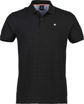 Polo Korte Mouw Pique Solid Black (02003200 - 290)N