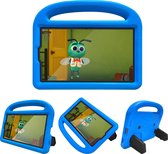 Samsung Galaxy tab A7 Lite Hoes  - Schokbestendige Hoes voor Kinderen - Sparrow Kids Cover - Licht Blauw