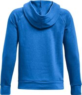 Under Armour RIVAL FLEECE HOODIE-Blauw Circuit/Onyx Wit