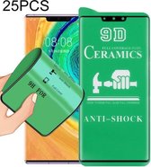 Voor Huawei Mate 30 Pro 25 PCS 9D Volledig scherm Volledige lijm keramische film