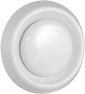 AFZUIGVENT. DAV WIT 100MM KLEM NEDCO