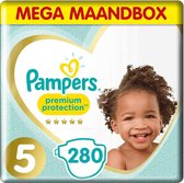 Pampers Premium Protection - Maat 5 - Mega Maandbox - 280 luiers