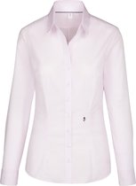Seidensticker dames blouse slim fit - roze - Maat: 38
