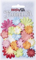 FLORELLA Bloemen uit moerbeipapier, mix I, ca. 20 st 2 - 4 cm