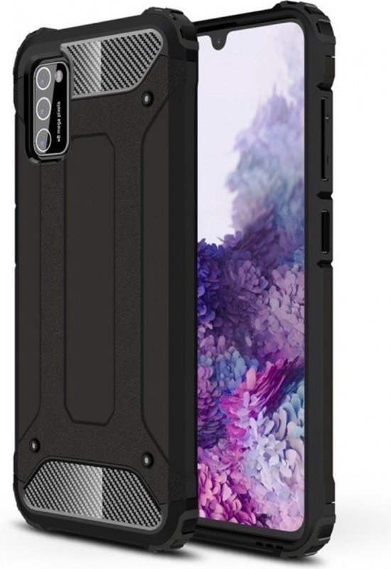 Coque Hybrid Armor pour Samsung Galaxy A41 - Zwart