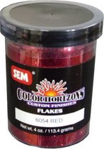 SEM Color Horizons Custom Finish Metal Flakes (Glitters) 06054 RED