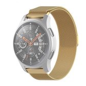 For Honor Magic Watch 2 / Galaxy Active2 Milan roestvrijstalen gaasband 18 mm (goud)