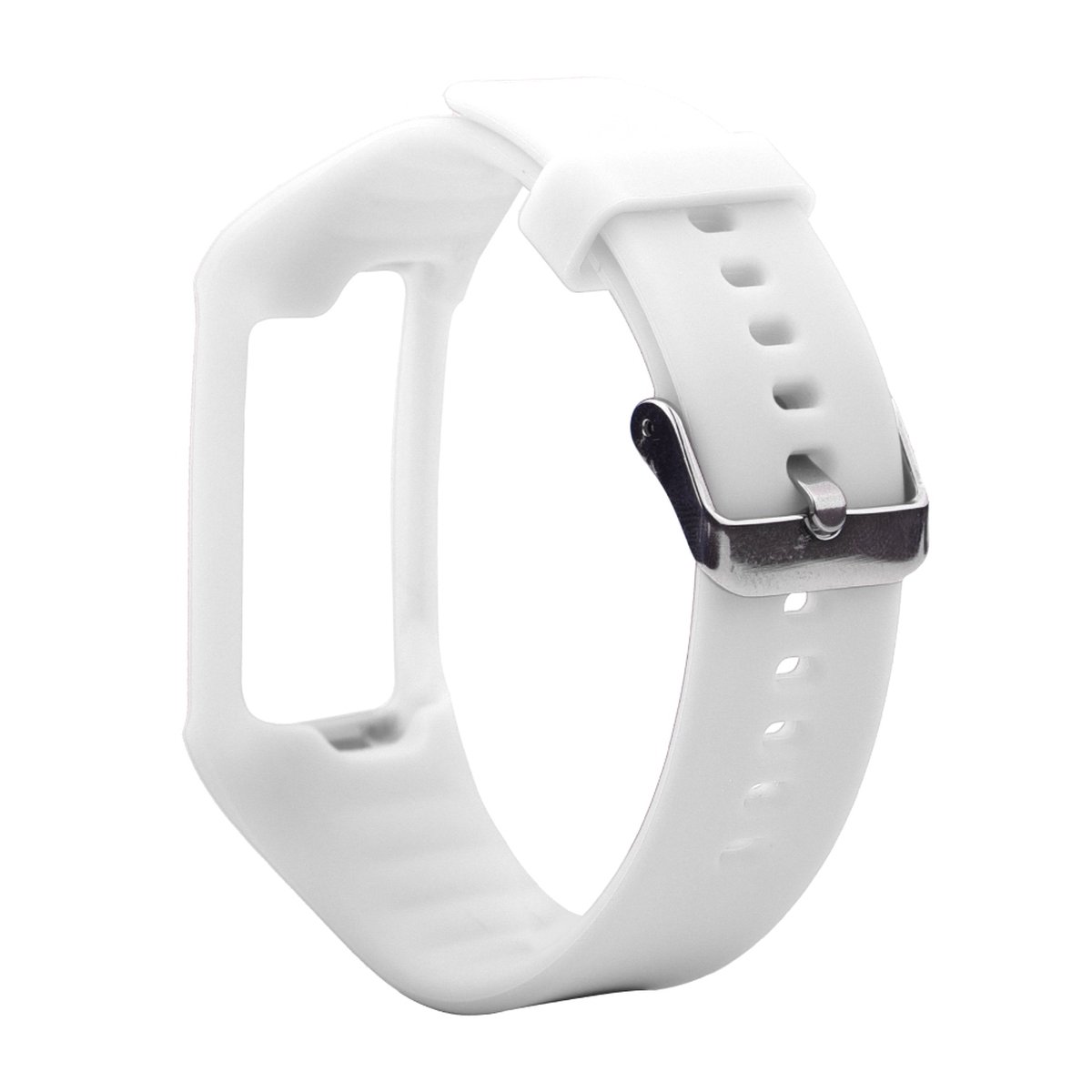 Siliconen sport polsband voor POLAR A360 - A370 (wit)