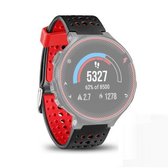 Voor Garmin Forerunner 235 tweekleurige vervangende horlogeband (zwart rood)