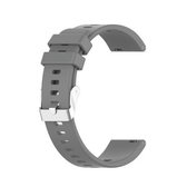 Voor Huawei Honor Watch ES siliconen vervangende polsband horlogeband (grijs)