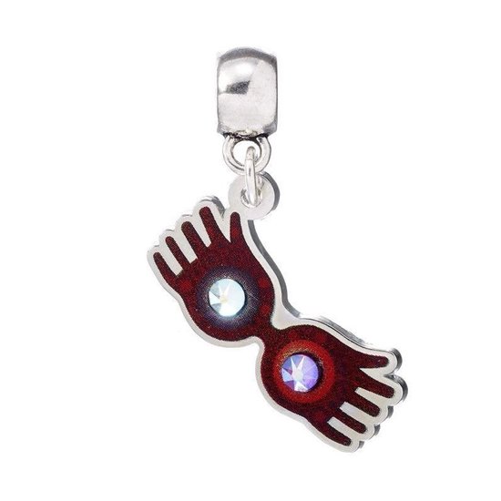 The Carat Shop - Harry Potter - Verzilverde Schuifbedel met Luna Lovegoods Bril