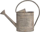 Clayre & Eef Arrosoir décoratif 47x18x39 cm Gris Métal Arrosoir