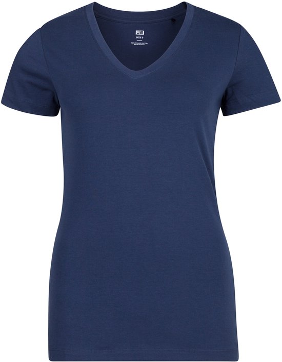 WE Fashion Dames T-shirt met V-hals