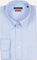 Steppin' Out Spring 2021  Regular Fit Button Down Shirt Mannen - Regular Fit - Katoen - Blauw (40)