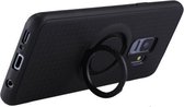 Voor Galaxy S9 Y Woordpatroon TPU beschermhoes achterkant met houder (zwart)