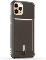 Voor iPhone 11 Pro schokbestendige TPU-beschermhoes met kaartsleuf (zwart)