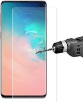 ENKAY Hat-Prince 0.26mm 9H 3D gebogen oppervlak Volledig scherm Cover Hot Bending Gehard kleurenfilm voor Galaxy S10 (transparant)