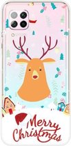 Voor Huawei P40 Lite & Nova 6 SE Christmas Series Transparante TPU beschermhoes (Christmas Ugly Deer)