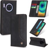 Voor Huawei Mate 30 POLA 008 Serie Retro Klassieke Magnetische Horizontale Flip Leren Case met Houder & Kaartsleuven (Zwart)