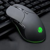 Inphic PB1 Business Office Mute Macrodefinitie Gaming Muis met snoer, Kabellengte: 1,5 m, Kleur: Klassiek Terugademend licht