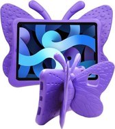 Butterfly Bracket Style EVA schokbestendige beschermhoes voor kinderen voor iPad Air (2020) 10.9 (paars)