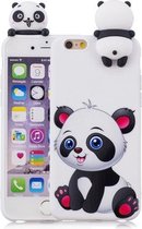 Voor iPhone 6 schokbestendig Cartoon TPU beschermhoes (Panda)