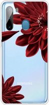 Voor Samsung Galaxy A21 schokbestendig geschilderd TPU beschermhoes (saffloer)