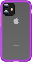 Voor iPhone 11 TOTUDESIGN Gingle-serie schokbestendig TPU + pc-hoesje (paars)