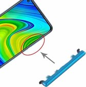 Aan / uit-knop en volumeknop voor Geschikt voor Xiaomi Redmi Note 9 (blauw)