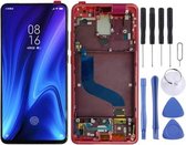 Origineel AMOLED-materiaal LCD-scherm en digitizer Volledige montage met frame voor Xiaomi 9T Pro / Redmi K20 Pro / Redmi K20 (rood)