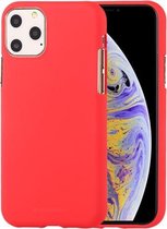 GOOSPERY SOFE FEELING TPU schokbestendig en krasvast hoesje voor iPhone 11 Pro Max (rood)