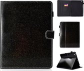 Voor iPad 2/3/4 Vernis Glitter Poeder Horizontale Flip Leren Case met Houder & Kaartsleuf (Zwart)