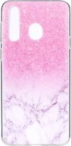 Stijlvol en mooi patroon TPU-valbeschermingshoes voor Galaxy M40 (marmer)
