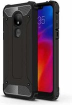 Magic Armor TPU + PC combinatiehoes voor Motorola Moto G7 Power (zwart)