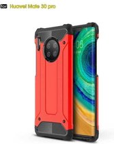 Voor Huawei Mate 30 Pro Magic Armor TPU + pc combinatiebehuizing (rood)