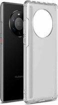 Voor Huawei Mate 40 Pro + Vierhoekige schokbestendige TPU + pc-beschermhoes (transparant)