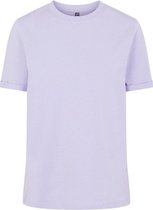 Pieces T-shirt Pcria Ss Fold Up Solid Tee Noos Bc 17086970 Lavender Dames Maat - L