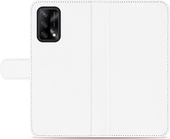 Couverture de livre OPPO A74 4G Wit avec porte-cartes