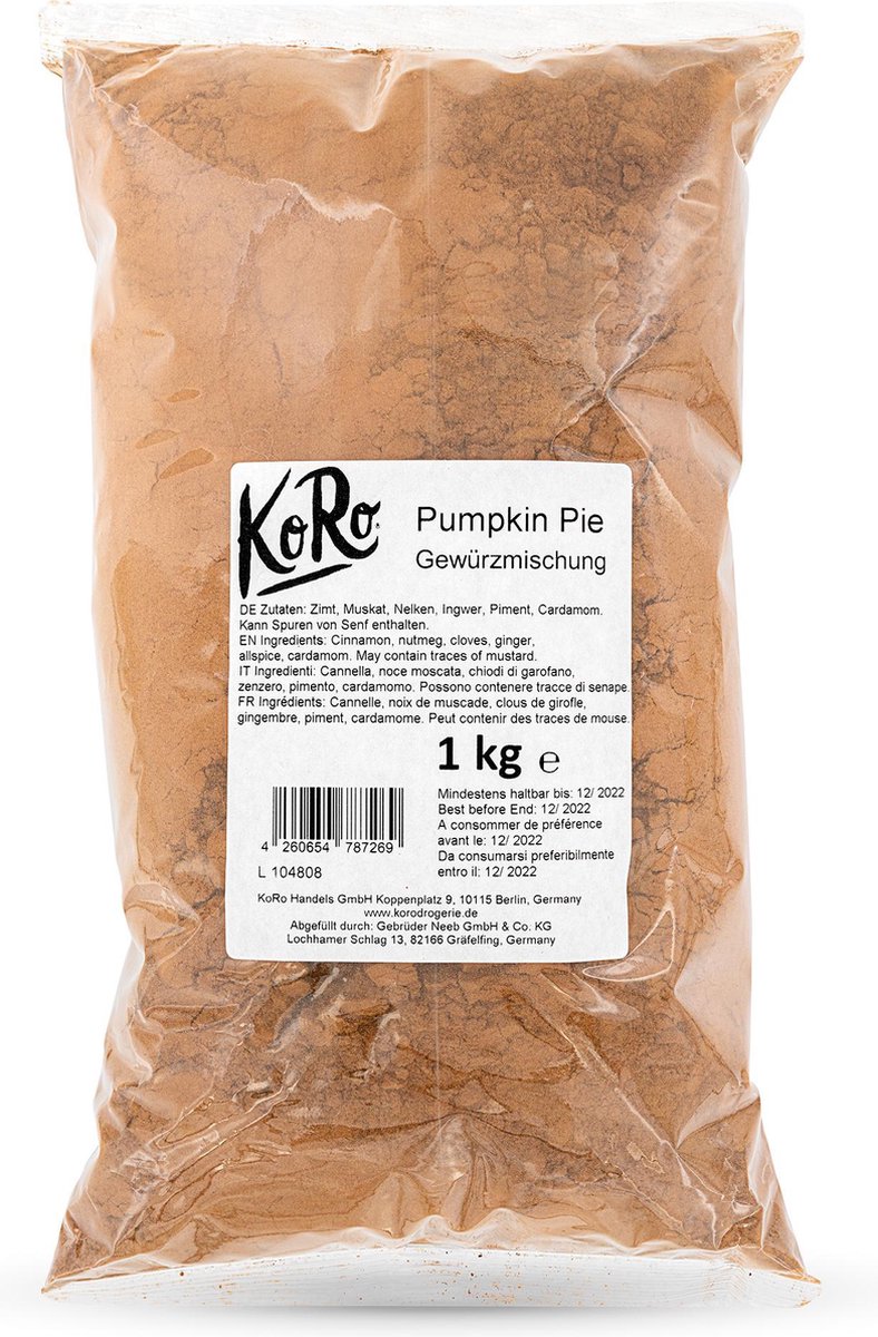 Goedkoopste KoRo | Pumpkin spice 1 kg