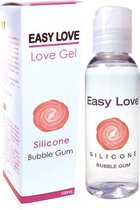 Easy Love Massage olie Bubble Gum silicone 100ml Transparant
