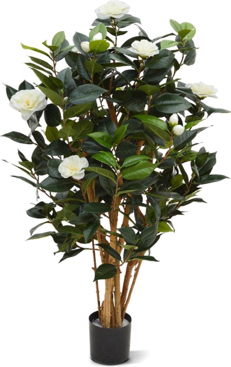 maxifleur Kunstplanten Camelia Japonica deluxe kunstplant 100cm - creme