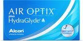 +0,50 - Air Optix® Plus Hydraglyde® - 3 pack - Maandlenzen - BC 8,60 - Contactlenzen