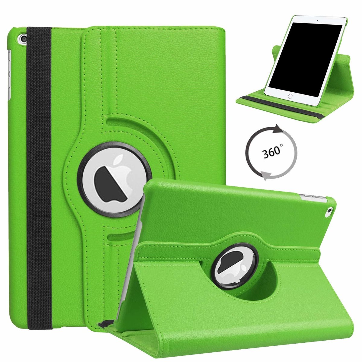 Apple iPad 10.2 (2019 / 2020) 360° Draaibare Hoes - Groen